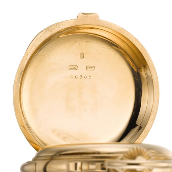 Swiss repeating astronomical watch with chronograph Circa 1887 Swiss repeating astronomical watch with chronograph Circa 1887