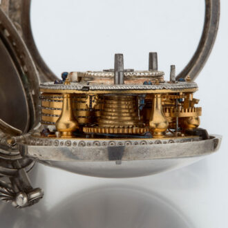Impressive leather pique pair cased verge with alarm Circa 1695