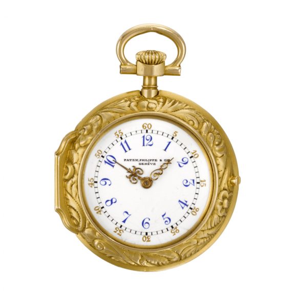 Rare Swiss pair cased repoussé keyless lady's lever watch Circa 1897 Rare Swiss pair cased repoussé keyless lady's lever watch Circa 1897