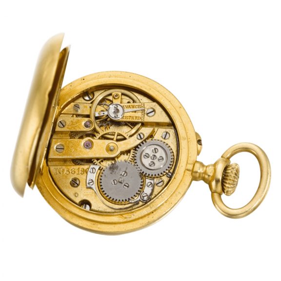 Swiss lady's miniature watch with associated brooch Circa 1889 Swiss lady's miniature watch with associated brooch Circa 1889