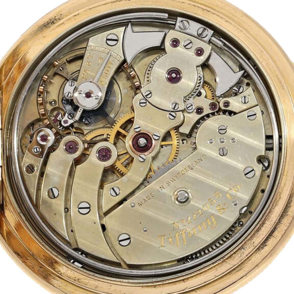 Swiss gold watch with enamelled noble coat of arms Circa 1901 Swiss gold watch with enamelled noble coat of arms Circa 1901