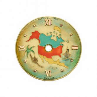 Extremely rare Swiss gold World Time dress watch Circa 1948