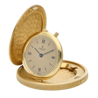 Swiss 18k yellow gold five pound coin watch Circa 1990
