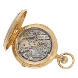 Swiss gold antimagnetic precision watch with 8 complications Circa 1887