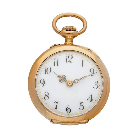 Swiss gold open faced miniature lady's dress watch Circa 1930