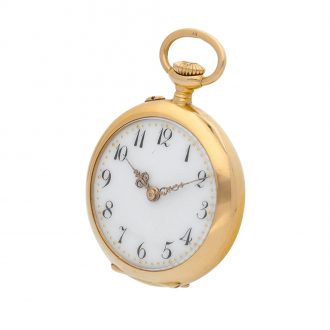 Swiss gold open faced miniature lady's dress watch Circa 1930