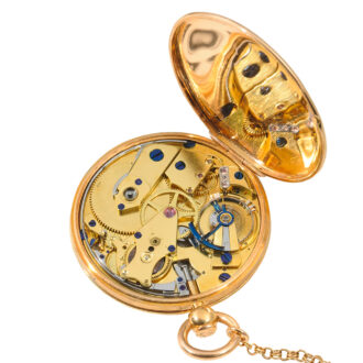 French rare quarter repeating Breguet pocket watch, circa 1821