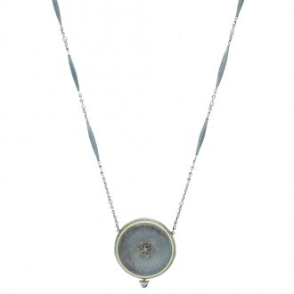French gold pendant watch with matching chain Circa 1910
