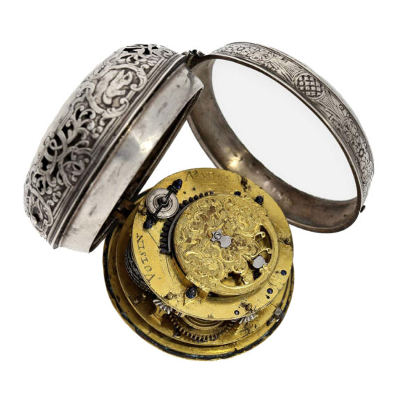 French silver verge “Oignon” pocket watch Circa 1690 French silver verge “Oignon” pocket watch Circa 1690
