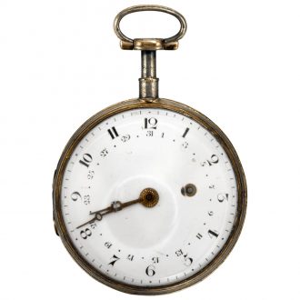 French verge watch with Jasperware mounted chatelaine Circa 1785