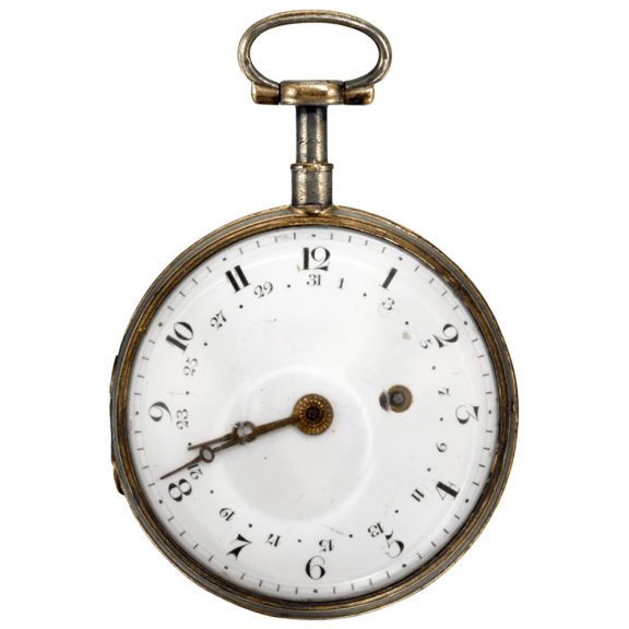 French verge watch with Jasperware mounted chatelaine Circa 1785 French verge watch with Jasperware mounted chatelaine Circa 1785