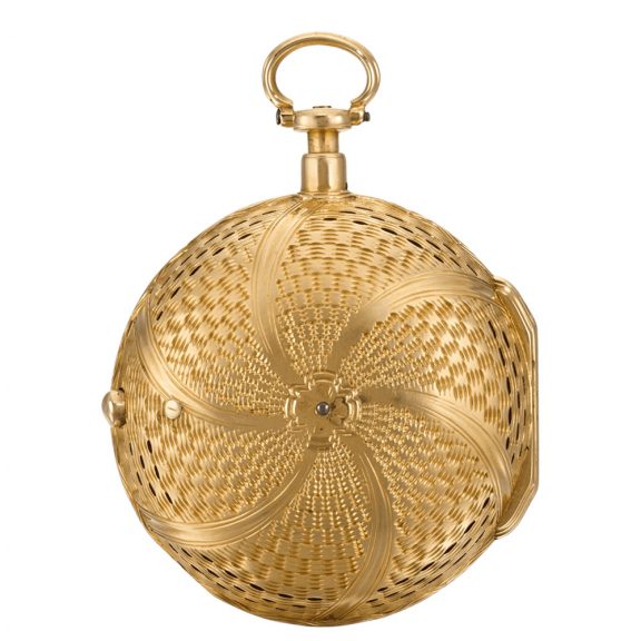 French gold quarter repeating and striking verge Circa 1760 French gold quarter repeating and striking verge Circa 1760