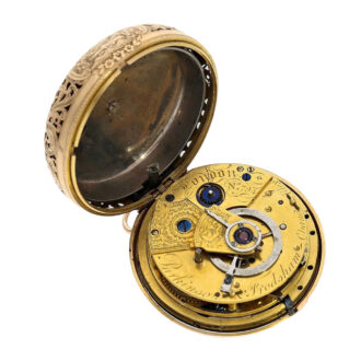 English pair cased watch with Tortoiseshell case Circa 1800