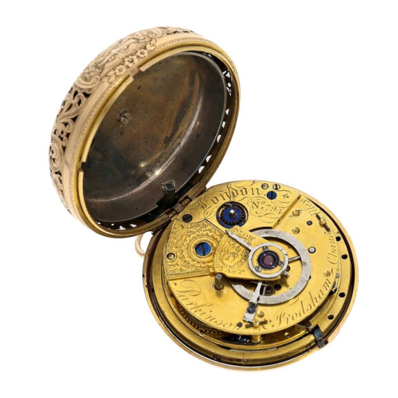 English pair cased watch with Tortoiseshell case Circa 1800 English pair cased watch with Tortoiseshell case Circa 1800
