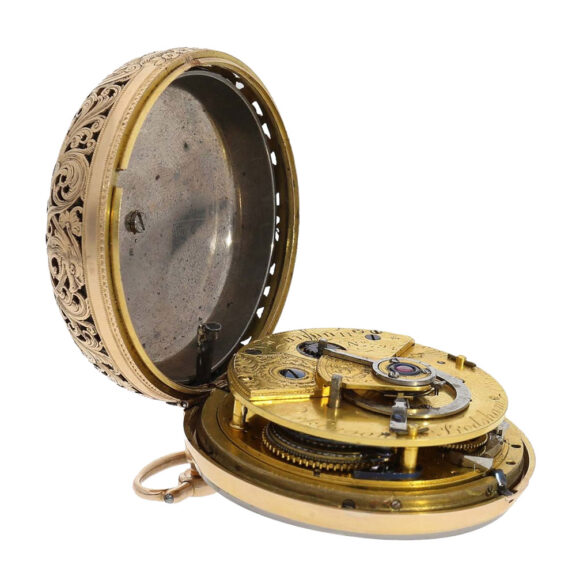English pair cased watch with Tortoiseshell case Circa 1800 English pair cased watch with Tortoiseshell case Circa 1800