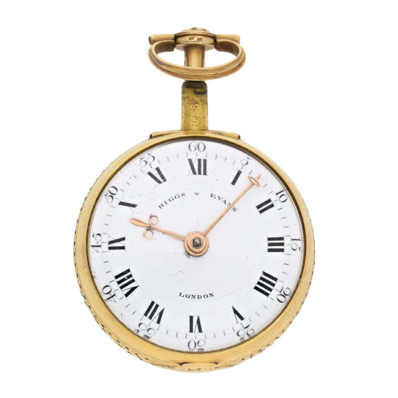 English 22k gold/enamel pair cased pocket watch Circa 1780 English 22k gold/enamel pair cased pocket watch Circa 1780
