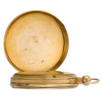 French gold quarter repeating cylinder pocket watch Circa 1810