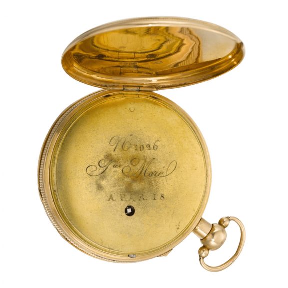 French gold quarter repeating cylinder pocket watch Circa 1810 French gold quarter repeating cylinder pocket watch Circa 1810