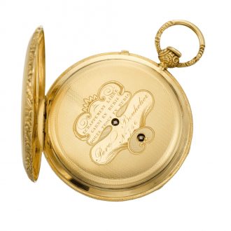 Swiss gold quarter repeating special lever watch Circa 1830