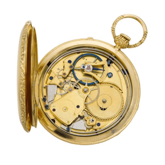 Swiss gold quarter repeating special lever watch Circa 1830 Swiss gold quarter repeating special lever watch Circa 1830