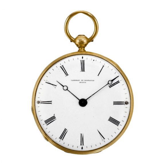 Rare Swiss gold, enamel and pearl set fob watch Circa 1850 Rare Swiss gold, enamel and pearl set fob watch Circa 1850