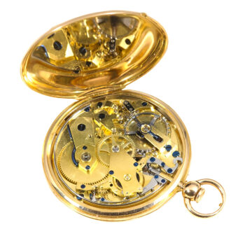 French rare quarter repeating pocket watch circa 1844.