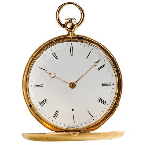 French rare quarter repeating pocket watch circa 1844.