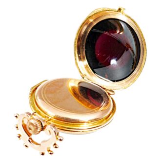 French ornate 18k gold watch with chatelaine Circa 1875
