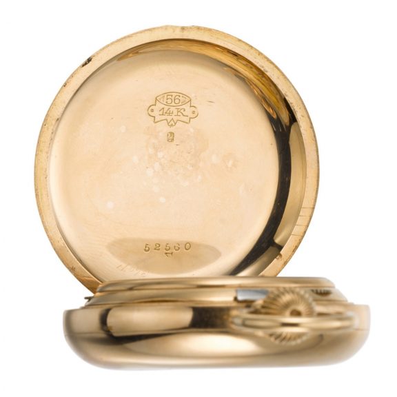 Swiss double dialled keyless lever watch with moon phases Circa 1890 Swiss double dialled keyless lever watch with moon phases Circa 1890