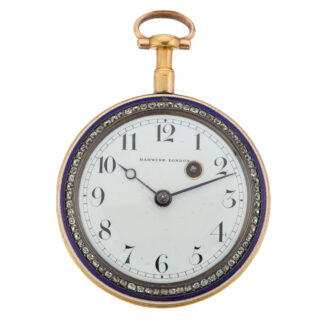 English gold, enamel and diamond-set lever watch Circa 1830