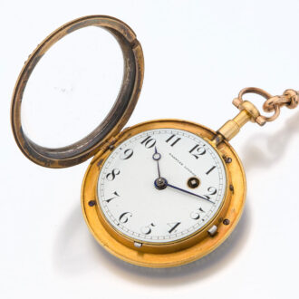 English gold, enamel and diamond-set lever watch Circa 1830