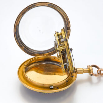 English gold, enamel and diamond-set lever watch Circa 1830
