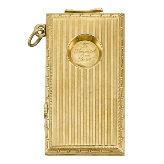 American keyless lever cigar cutter form watch Circa 1935 American keyless lever cigar cutter form watch Circa 1935