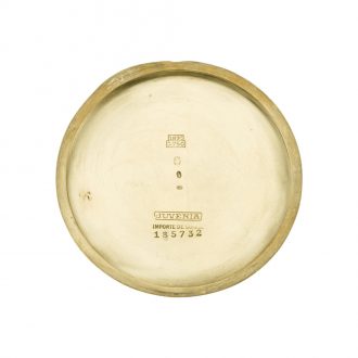 Swiss gold and enamel open faced keyless lever watch Circa 1930 Swiss gold and enamel open faced keyless lever watch Circa 1930