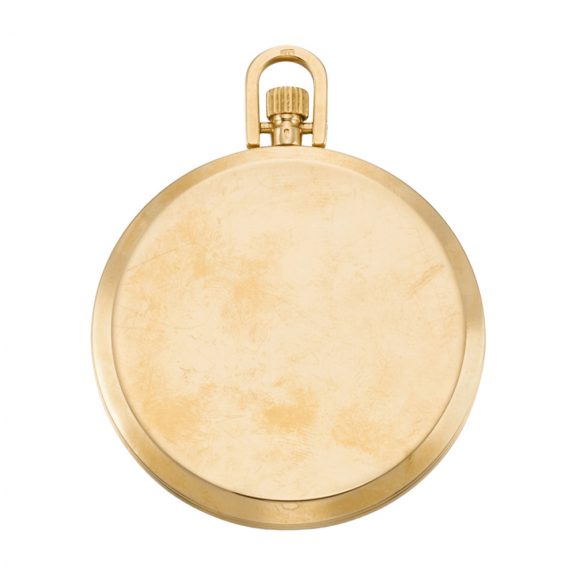 Elegant Swiss gold open faced lever dress watch Circa 1955 Elegant Swiss gold open faced lever dress watch Circa 1955