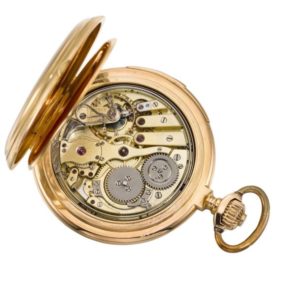 German hunting cased minute repeating keyless lever watch Circa 1900 German hunting cased minute repeating keyless lever watch Circa 1900