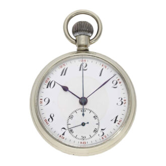 English nickel "military" lever pocket watch Circa 1940