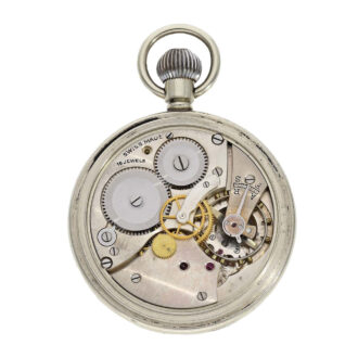 English nickel "military" lever pocket watch Circa 1940