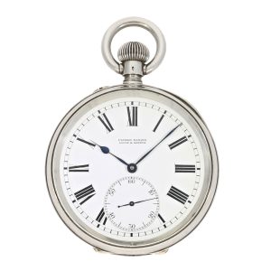 Swiss silver marine observation chronometer watch Circa 1918