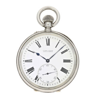 Swiss silver marine observation chronometer watch Circa 1918