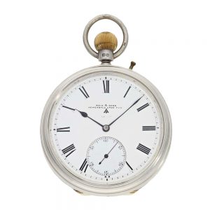 English military deck chronometer with carrousel Circa 1912