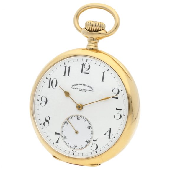 Swiss gold keyless Chronomètre Royal pocket Circa 1900 Swiss gold keyless Chronomètre Royal pocket Circa 1900