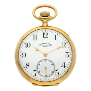 Swiss gold keyless Chronomètre Royal pocket Circa 1900