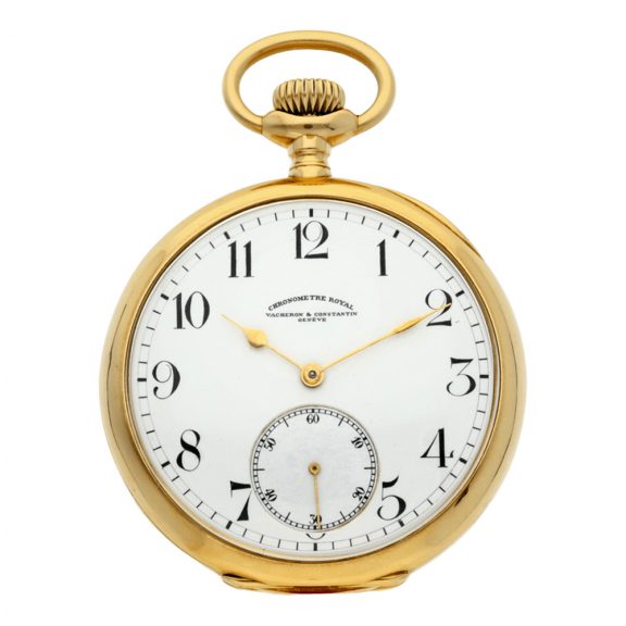 Swiss gold keyless Chronomètre Royal pocket Circa 1900