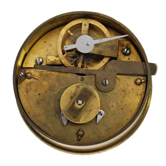 German brass open faced duplex watch Circa 1800 German brass open faced duplex watch Circa 1800