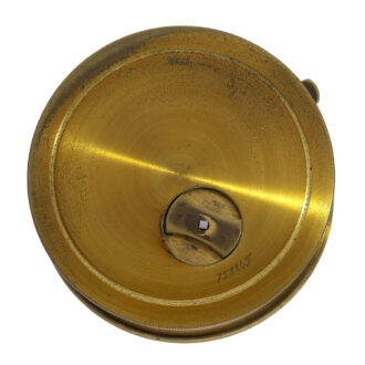 German brass open faced duplex watch Circa 1800
