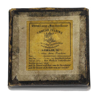 German brass open faced duplex watch Circa 1800