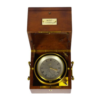 High quality French brass chronometer deck watch Circa 1900