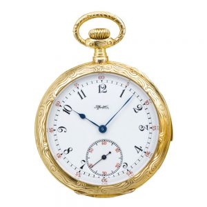 American gold five-minute repeating lever watch Circa 1910