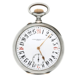Swiss Chronometer Gondolo watch with 24 hour dial Circa 1908